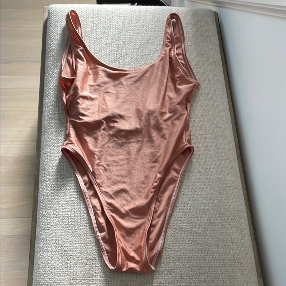 Peach One-Piece Swimsuit